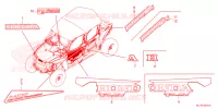 AUTOCOLLANTS pour Honda TALON 1000 X4 de 2022