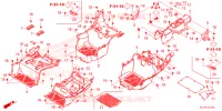 COUVERCLE DE BAS DE SIEGE/CONSOLE ARRIERE pour Honda TALON 1000 X4 de 2022