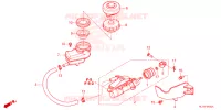 MAITRE CYLINDRE DE FREIN pour Honda TALON 1000 X4 de 2022