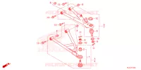 TRIANGLES AVANT pour Honda PIONEER 700 M2 de 2022
