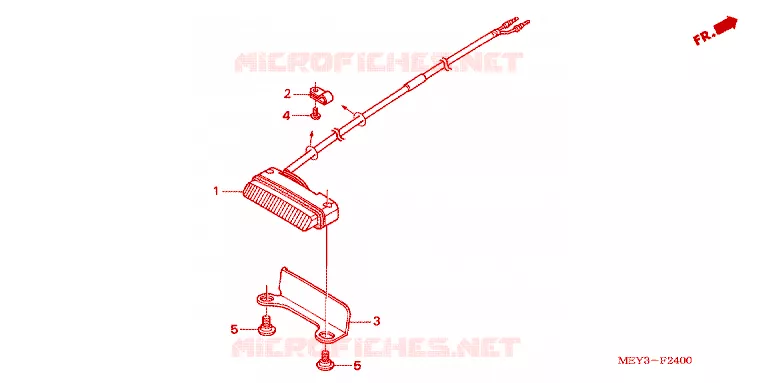 FEU ARRIERE Honda MOTO 450 CRF 2009  CRF450X9