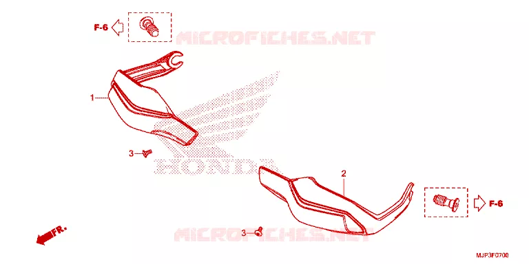 PROTEGES MAINS Honda MOTO 1000 AFRICA-TWIN 2016  CRF1000AG