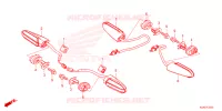 CLIGNOTANT pour Honda CB 250 R ABS de 2022