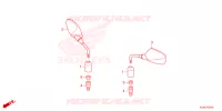 RETROVISEUR pour Honda CB 250 R ABS de 2022