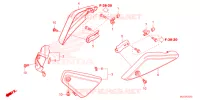 COUVERCLE LATERAL DE FILTRE A AIR pour Honda REBEL 1100 DCT de 2023