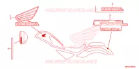 AUTOCOLLANTS pour Honda REBEL 500 de 2023
