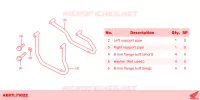 FIXATION DE SACOCHE pour Honda REBEL 500 de 2023