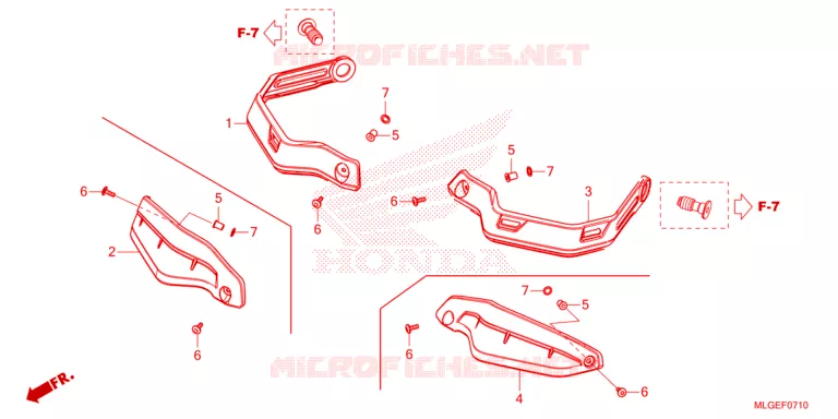 PROTEGES MAINS Honda MOTO 1100 AFRICA-TWIN 2023  CRF1100AP