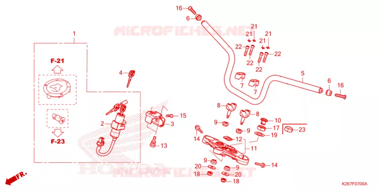 GUIDON Honda MOTO 125 MSX 2022  MSX125AN