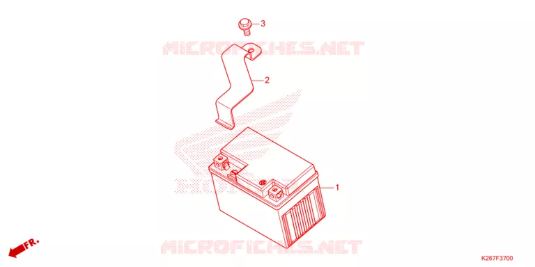 BATTERIE Honda MOTO 125 MSX 2024  MSX125AP