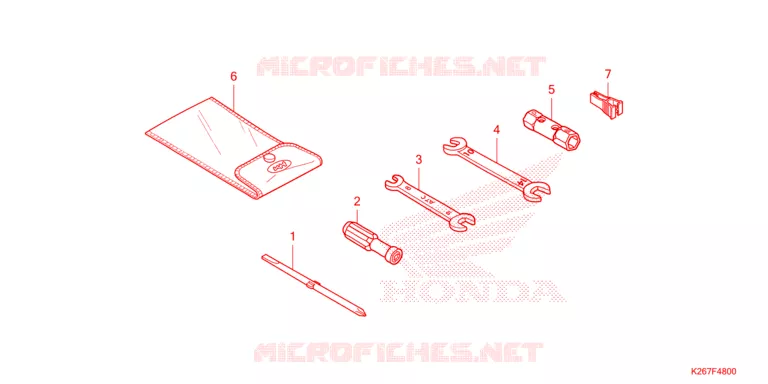 OUTIL Honda MOTO 125 MSX 2024  MSX125AP