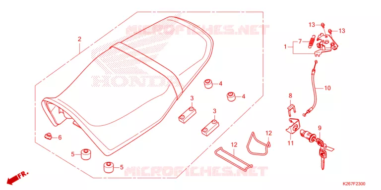 SELLE Honda MOTO 125 MSX 2023  MSX125AP