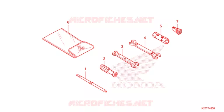 OUTIL Honda MOTO 125 MSX 2023  MSX125AP