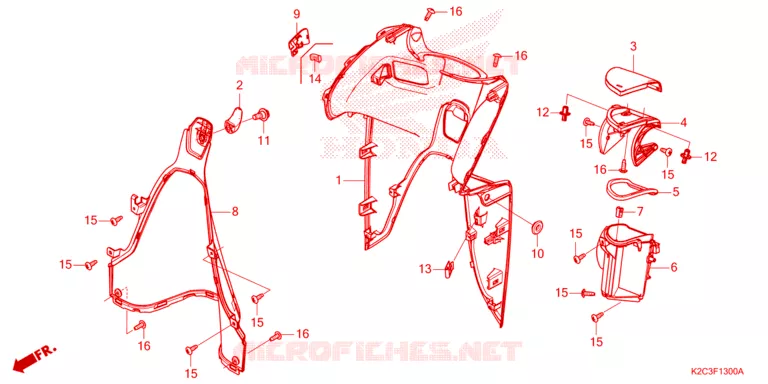 PROTEGE JAMBES Honda SCOOTER 110 VISION 2023  NSC110P