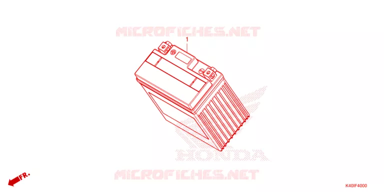 BATTERIE Honda SCOOTER 125 FORZA 2023  NSS125ADP