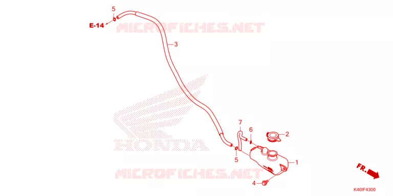 VASE D'EXPANSION Honda SCOOTER 125 FORZA 2023  NSS125ADP