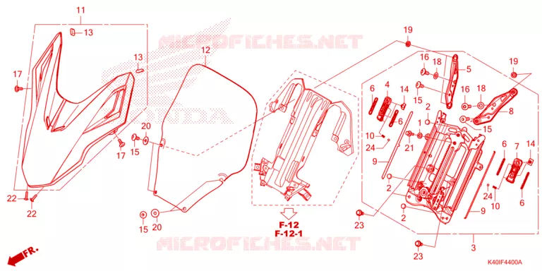 PARE BRISE Honda SCOOTER 125 FORZA 2023  NSS125ADP