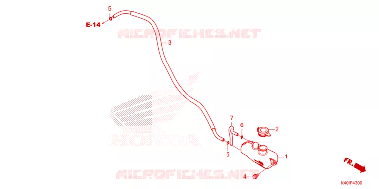 VASE D'EXPANSION Honda SCOOTER 125 FORZA 2023  NSS125ADP