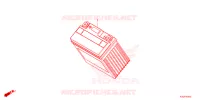 BATTERIE pour Honda FORZA 125 TOP BOX de 2023