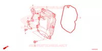 COUVRE CULASSE pour Honda FORZA 125 TOP BOX de 2023