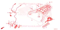 SUPPORT pour Honda FORZA 125 TOP BOX de 2023