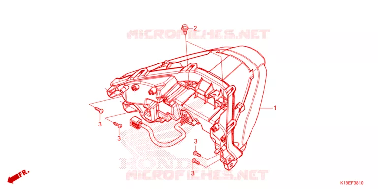 FEUX ARRIERE Honda SCOOTER 250 FORZA 2023  NSS250AP
