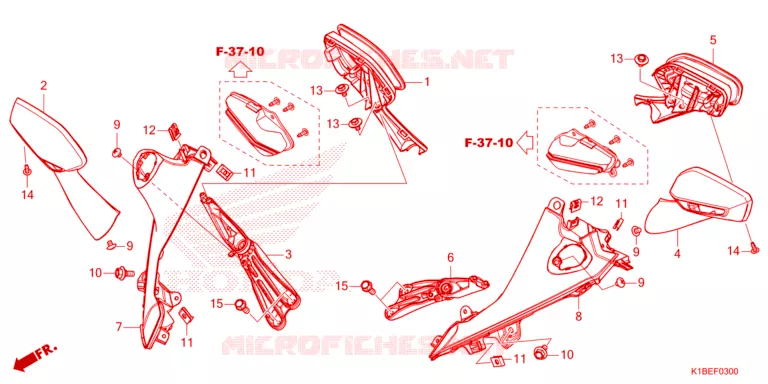 RETROVISEUR Honda SCOOTER 250 FORZA 2023  NSS250AP