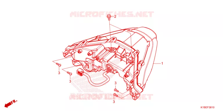 FEUX ARRIERE Honda SCOOTER 350 FORZA 2023  NSS350AP