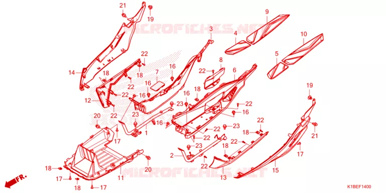 MARCHE PIEDS Honda SCOOTER 350 FORZA 2024  NSS350AP