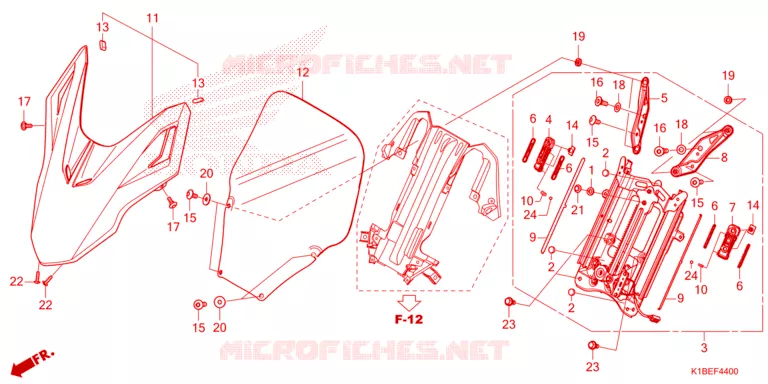 PARE BRISE Honda SCOOTER 350 FORZA 2023  NSS350AP