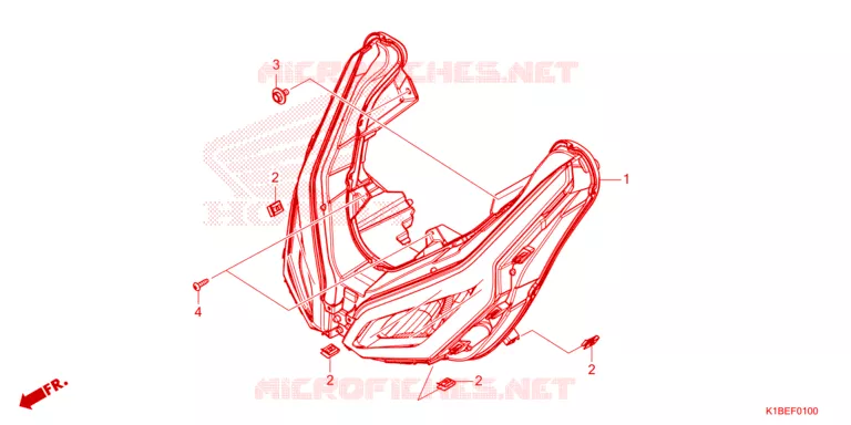 PHARE Honda SCOOTER 350 FORZA 2023  NSS350AP_TB