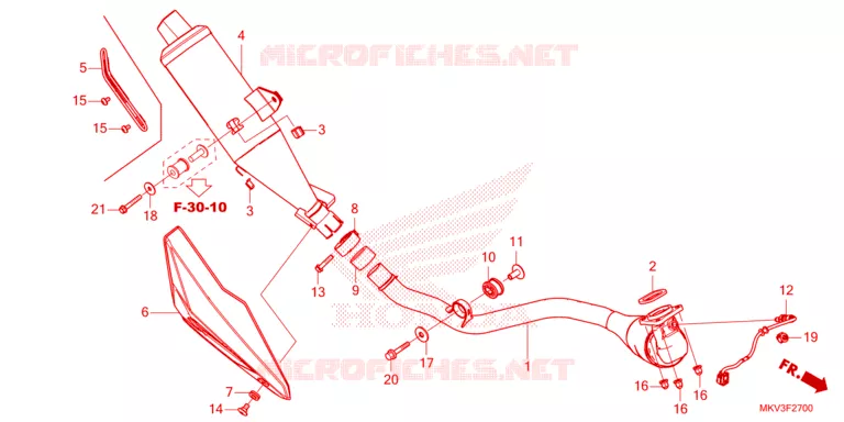 SILENCIEUX D'ECHAPPEMENT Honda SCOOTER 750 FORZA 2023  NSS750P
