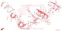 GUIDON   CARENAGE pour Honda SH 350 ED de 2023