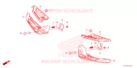 REPOSE PIED pour Honda SH 350 ED de 2023