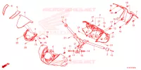 GUIDON   CARENAGE pour Honda SH 350 SPORTY de 2023