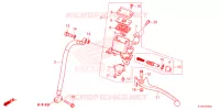 MAITRE CYLINDRE DE FREIN ARRIERE pour Honda SH 350 SPORTY de 2023
