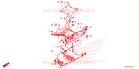 MARCHE PIEDS pour Honda SH 350 SPORTY de 2023