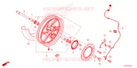 ROUE AVANT pour Honda SH 350 SPORTY de 2023