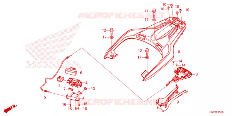 SUPPORT Honda SCOOTER 350 SH 2023  SH350ASP