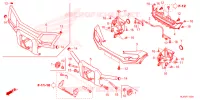 PARE CHOCS AVANT   ENTOURAGE DE PHARES pour Honda PIONEER 1000-5P FOREST de 2022