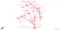 TRIANGLES AVANT pour Honda PIONEER 700 M4 DELUXE de 2022