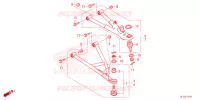 TRIANGLES AVANT pour Honda PIONEER 700 M4 de 2023