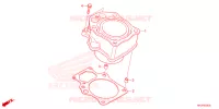 CYLINDRE pour Honda FOURTRAX 420 RANCHER 4X4 AT DCT EPS de 2023