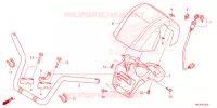 GUIDON pour Honda FOURTRAX 420 RANCHER 4X4 AT DCT EPS de 2023
