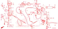 LEVIER DE GUIDON   CABLE   COMMODO pour Honda FOURTRAX 420 RANCHER 4X4 AT DCT EPS de 2023