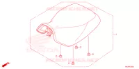 SELLE pour Honda FOURTRAX 420 RANCHER 4X4 AT DCT EPS de 2023