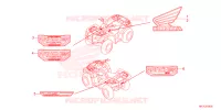 AUTOCOLLANTS pour Honda FOURTRAX 420 RANCHER 4X4 AT IRS EPS ESP de 2023