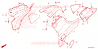 COUVERCLE LATERAL   CAPOT DE RESERVOIR pour Honda FOURTRAX 420 RANCHER 4X4 AT IRS EPS ESP de 2023