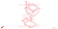 CYLINDRE pour Honda FOURTRAX 420 RANCHER 4X4 AT IRS EPS ESP de 2023