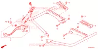 PEDALE   REPOSE PIED pour Honda FOURTRAX 520 RUBICON DCT IRS EPS de 2023